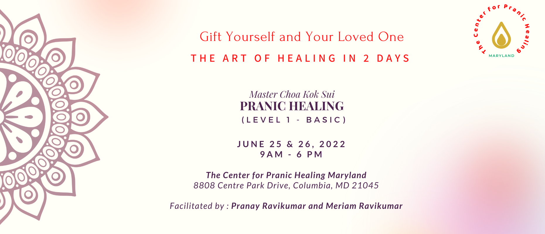 Pranic Healing Level 1 Course Pranic Healing Level 1 Course